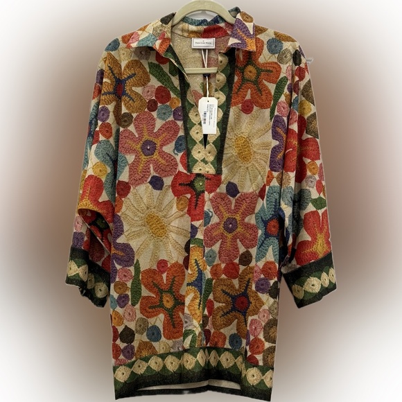 Colorful Floral Men's Shirt - Picture 1 of 5